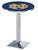 L217 - 42"" Chrome Notre Dame (ND) Pub Table