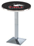 Holland Bar Stool L217 - 42"" Chrome Northern Illinois Logo Pub Table