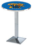 Holland Bar Stool Sports Team Chrome Kentucky ""Wildcat"" Pub Table - 42""