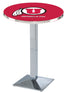 Holland Bar Stool Co Sports Team L217 - 42"" Chrome Utah Pub Table