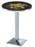 L217 - 42"" Chrome Wichita State Pub Table