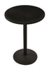 30"" OD214 Black Table with 36"" Diameter Indoor/Outdoor Black Top