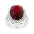 Ruby Red Cocktail Ring Size 5