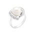 Single Pearl Cocktail Ring Size 6