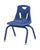 Berries Stacking Chair with Powder-Coated Legs - 12