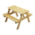 Little Colorado Kids Sit and Play Childs Picnic Table Natural Laquer