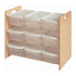 Little Colorado Kids Nine Bin Toy Organizer Sanded and Unfinished