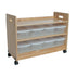 Little Colorado Kids Toy Organizer with Casters Natural Laquer