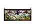 30""Wx13""H Lady Slippers Stained Glass Window