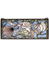 24""W X 10""H Seashell Stained Glass Window