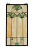 11""W X 20""H Ginkgo Stained Glass Window