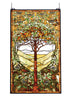 29""W X 48""H Tiffany Tree Of Life Stained Glass Window