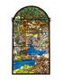 40""H X 22""W Tiffany Waterbrooks Stained Glass Window