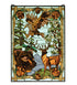 25""W X 35""H Wilderness Stained Glass Window