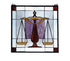 18""W X 18""H Judicial Stained Glass Window