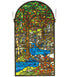 Meyda 16""W X 30""H Tiffany Waterbrooks Stained Glass Window