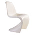 S Shape Chair - White