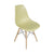 Paris Tower Side Chair Wood Leg 2-Pack 2-Pack - Green
