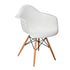 Paris Tower Arm Chair Wood Leg 2-Pack - White