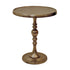 Romina Nickel Accent table Raw nickel Small