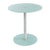 Glass Accent Table - White