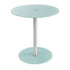 Glass Accent Table - White