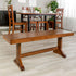 WE Furniture 48"" Contemporary Millwright Wood Dining Bench - Antique Brown