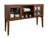 WE Furniture 52"" Hepworth Wood Buffet with Tapered Legs - Walnut