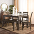 WE Furniture Homestead 6 Piece Wood Dining Set - Aged Grey