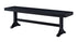 60"" Antique Black Wood Dining Kitchen Bench