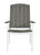 Coastal Outdoor Dining Chairs, Set of 2 - Grey/White