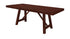 WE Furniture 60"" Solid Wood Trestle Style Design Dining Table - Espresso