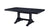 WE Furniture Antique Black Wood Kitchen Dining Table - 30