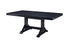 WE Furniture Antique Black Wood Kitchen Dining Table - 30""H x 60-77""W x 40""L