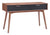 Liberty City Console Table Walnut & Blk