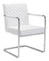 Quilt Dining Chair White (Set of 2)