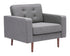 Puget Arm Chair Gray