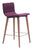 Jericho Counter Chair Purple (Set of 2)