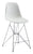 Zip Counter Chair White