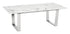 Atlas Coffee Table Stone & Brushed Stainless Steel