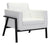 Homestead Lounge Chair White Pu