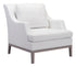 Ojai Arm Chair Champagne White