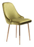 Merritt Dining Chair Green Velvet