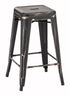 Marius Counter Stool Anti Black Gold (Set of 2)