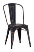 Elio Dining Chair Anti Black Gold (Set of 2)