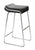 Wedge Barstool Black (Set of 2)