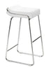 Wedge Barstool White (Set of 2)