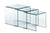 Explorer Nesting Table Clear Glass