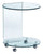 Mission Side Table Clear Glass