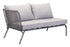 Pier Laf Double Seat Gray